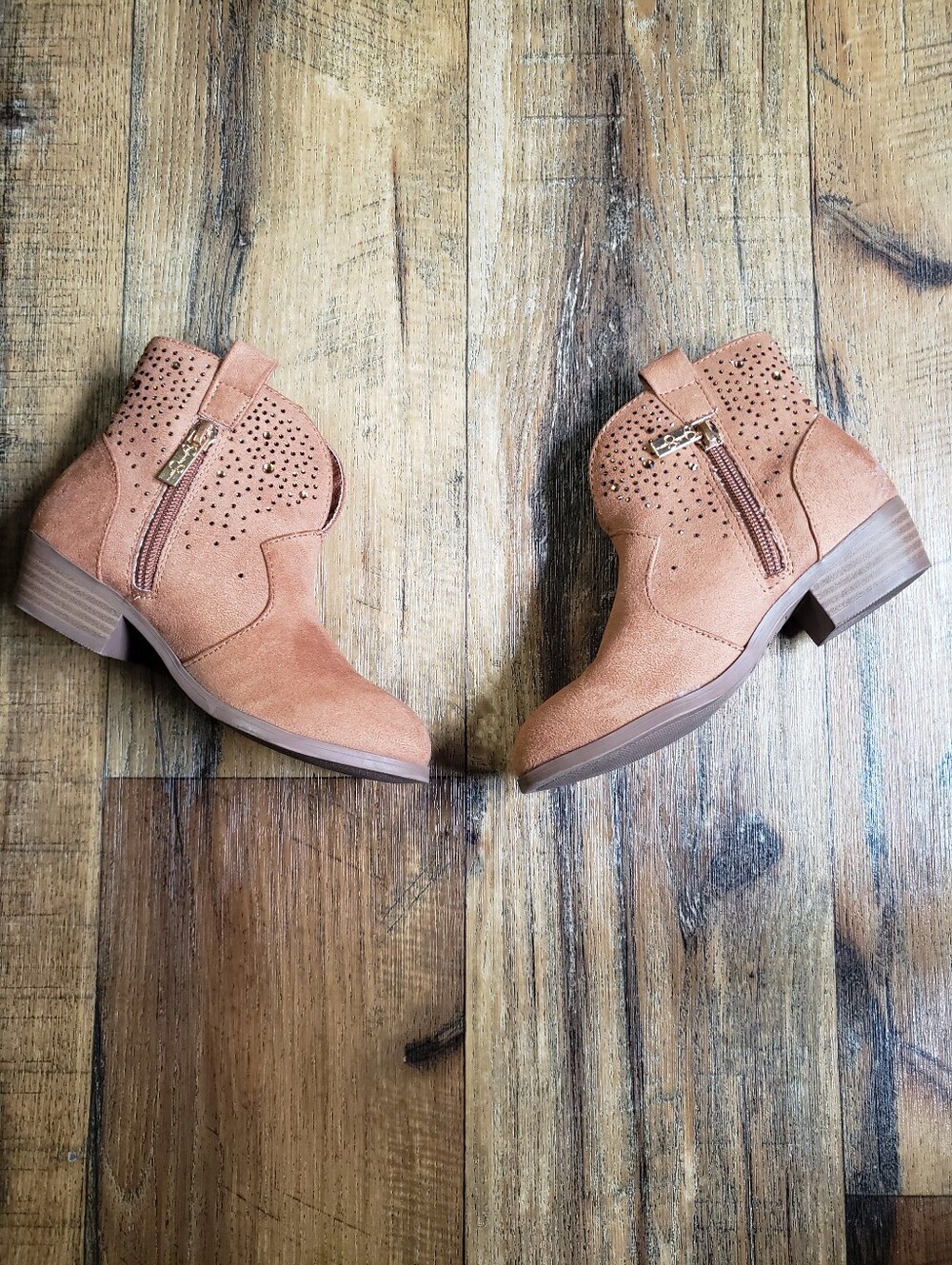 Toddler Girls Sz 13 Jessica Simpson Studded Layla Ankle Boots
